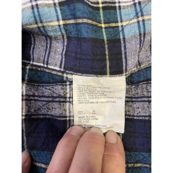 Harbor Master Men's Lined Windbreaker Raincoat Sz XL Small Flaws - Picture 8 of 12